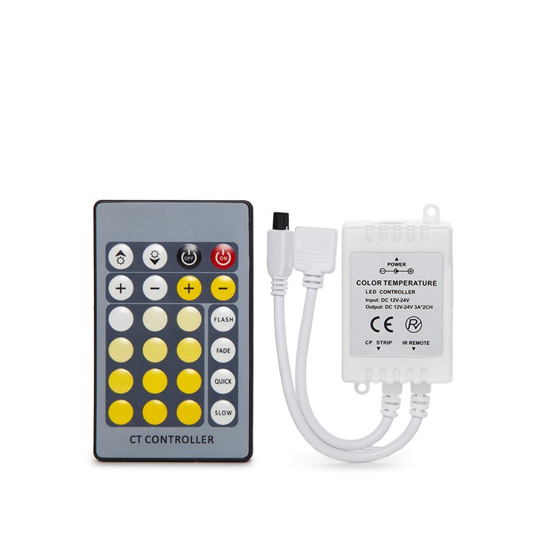 Controlador Tira LED Cct Variable Mando a Distancia