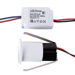 Luz LED Empotrable 2W 180Lm 6000ºK \"Ayla\" Circular Ø36Mm 40.000H [JN-S003-B-CW]