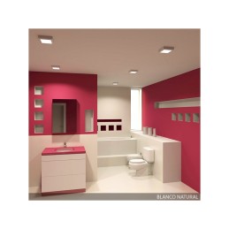 Plafón LED 12W 960Lm 6000ºK Cuadrado 40.000H [GR-RDMZ02-12W-CW]