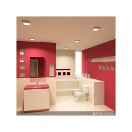 Plafón LED 12W 960Lm 6000ºK Cuadrado 40.000H [GR-RDMZ02-12W-CW]