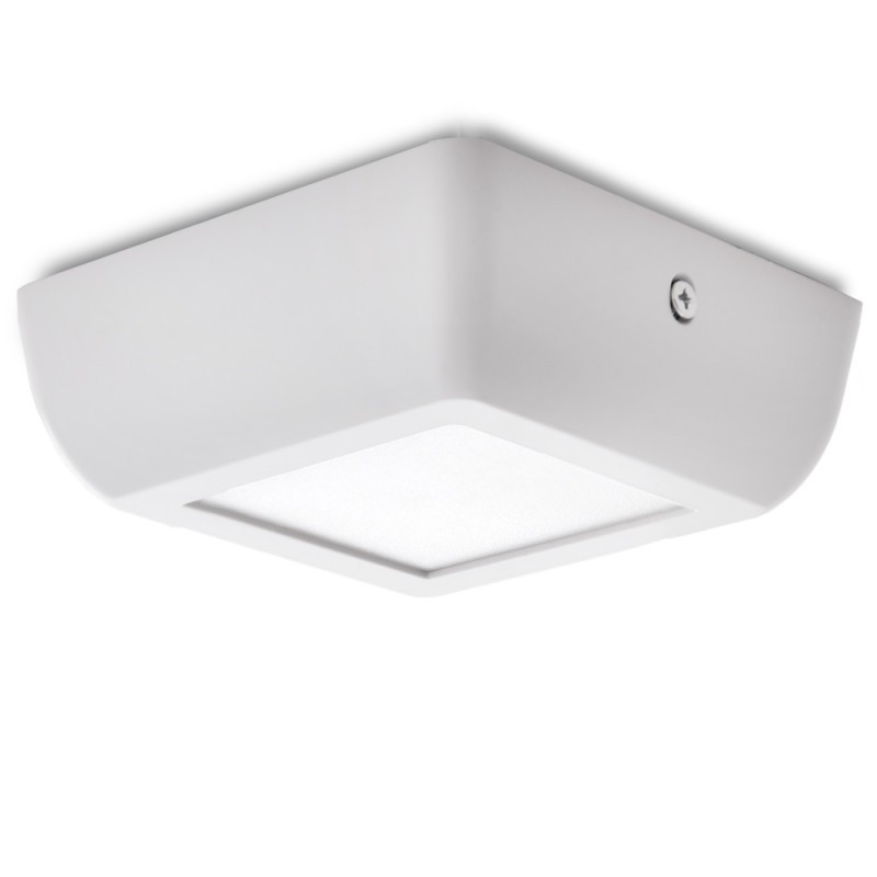 Plafón LED 6W 470Lm 6000ºK Cuadrado 40.000H [GR-RDMZ02-6W-CW]