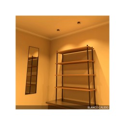 Foco Downlight LED de  Superficie 3W 252.2Lm 3000ºK Cuadrado 40.000H [BF-MZ3002-3W-B-R-WW]