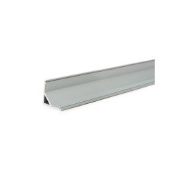 Perfíl Aluminio para Tira LED Instalación Esquinas - Difusor Opal x 2M