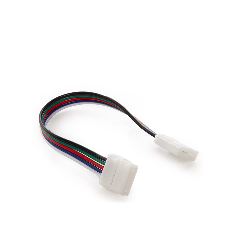 Conector Tira LED RGBw Doble con Cable