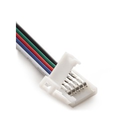 Conector Tira LED RGBw Simple con Cable