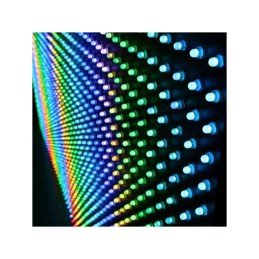 Pixel LED 0.1W 2Lm 12Mm 5V Epistar (Cadena 50 Unidades) Azul 50.000H [DE-PIX-12-B]