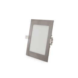 Placa LED 12W 860Lm 6000ºK Cuadrada Niquel Satinado 50.000H [GL-CL-S12N-CW]