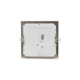 Placa LED 12W 860Lm 6000ºK Cuadrada Niquel Satinado 50.000H [GL-CL-S12N-CW]