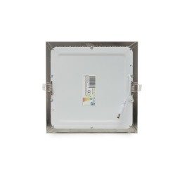 Placa LED 18W 1.300Lm 6000ºK Cuadrada Niquel Satinado 50.000H [GL-CL-S18N-CW]
