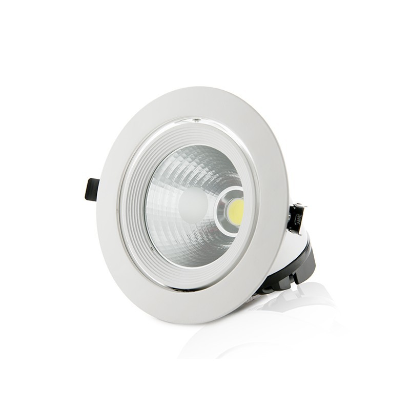 Foco Downlight LED 40W 3.200Lm 6000ºK Circular Orientable 40.000H [HO-COB-OR-40W-CW]