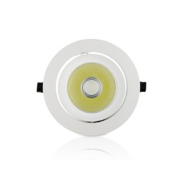 Foco Downlight LED 40W 3.200Lm 6000ºK Circular Orientable 40.000H [HO-COB-OR-40W-CW]