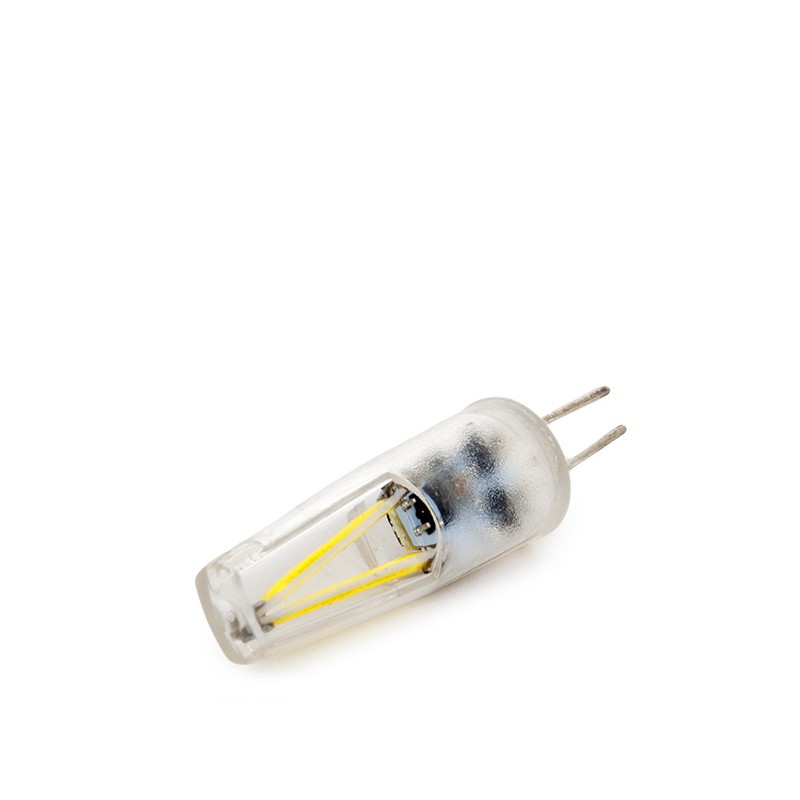 Bombilla LED G4 1.5W 130Lm 6000ºK Filamento 40.000H [CA-G4-15W-FIL-SIL-CW]