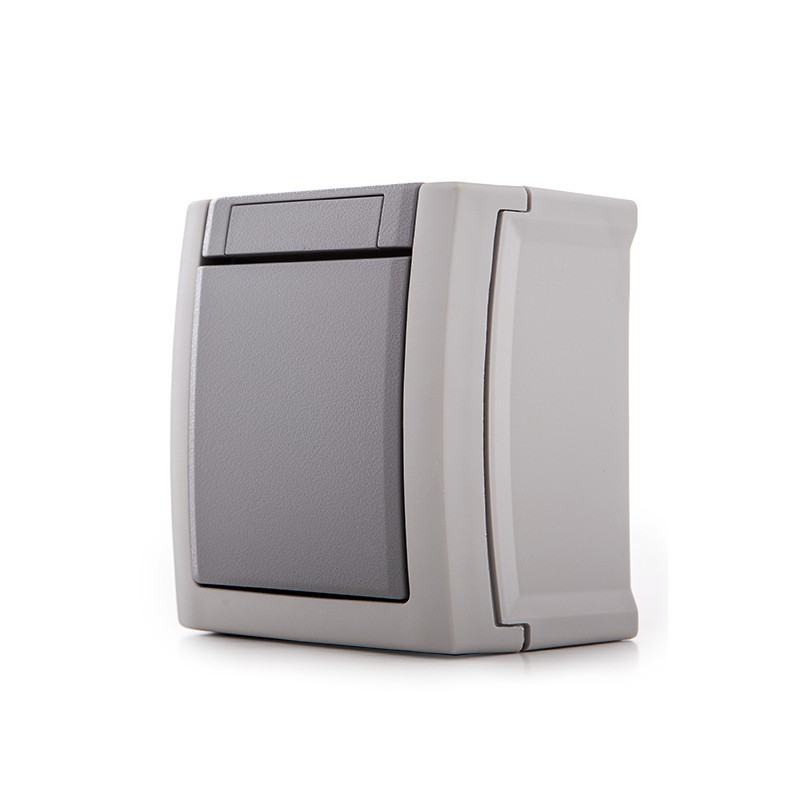 Interruptor Panasonic Pacific 10A 250V IP54 Gris