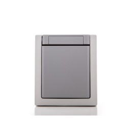 Interruptor Panasonic Pacific 10A 250V IP54 Gris