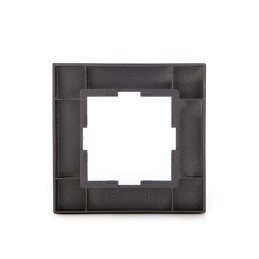 Marco Panasonic Novella 1 Elemento, Tecnopolímero, Fume (Compatible Mecanismo Karre)