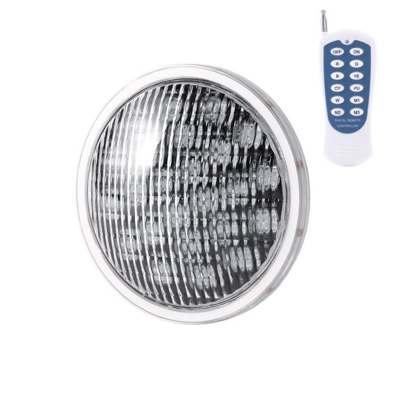 Foco de Piscina LED 25W Par 56 RGB   Mando 40.000H [KD-PAR56-25W-RGB]