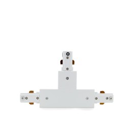 Conector T Carril Bifásico Blanco
