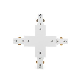 Conector X Carril Bifásico Blanco
