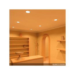 Placa LED 12W 805Lm  3000ºK Circular Bronce 50.000H [GL-CL-R12N-B-WW]