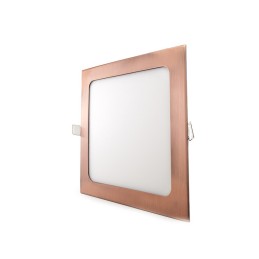 Placa LED 18W 1217Lm  3000ºK Cuadrada Bronce 50.000H [GL-CL-S18N-B-WW]
