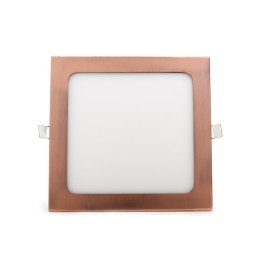 Placa LED 18W 1217Lm  3000ºK Cuadrada Bronce 50.000H [GL-CL-S18N-B-WW]