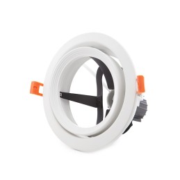 Aro Foco Downlight  Par 30 E27 (Sin Lámpara) Blanco