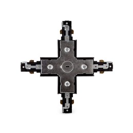 Conector X Carril Bifásico Negro
