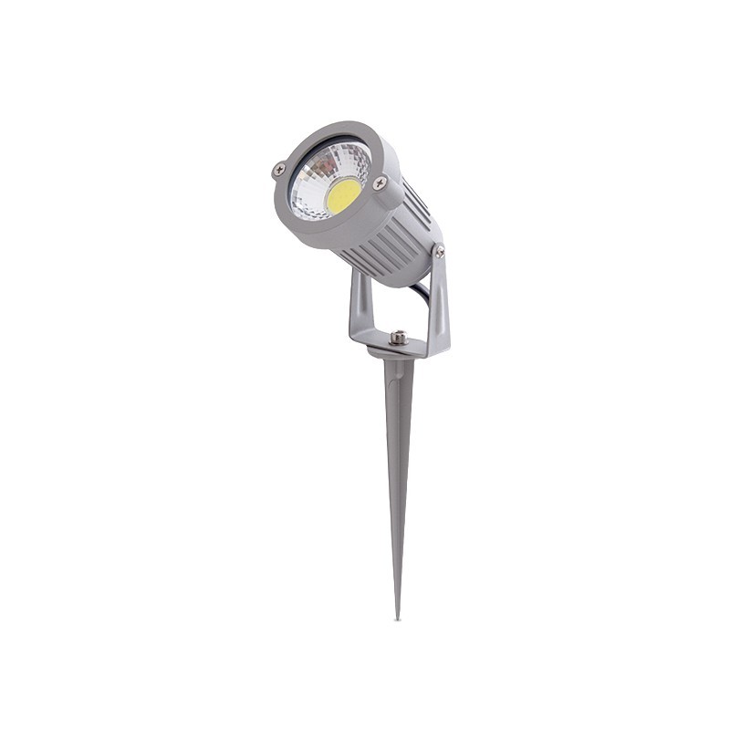 Foco LED Jardines 5W 450Lm 6000ºK   Pincho 40.000H [SL-SL-C10-5W-G-CW]