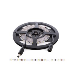 Tira de 60 LEDs 24W 1.200Lm CRI85 6000ºK SMD3528 12VDC IP25 5Mm Ancho x5M 40.000H [CA-60-3528-12V-5MM-IP25-CW]-Blanco Frío
