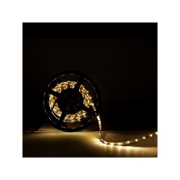 Tira de 60 LEDs 24W 1.200Lm CRI85 6000ºK SMD3528 12VDC IP25 5Mm Ancho x5M 40.000H [CA-60-3528-12V-5MM-IP25-CW]-Blanco Frío