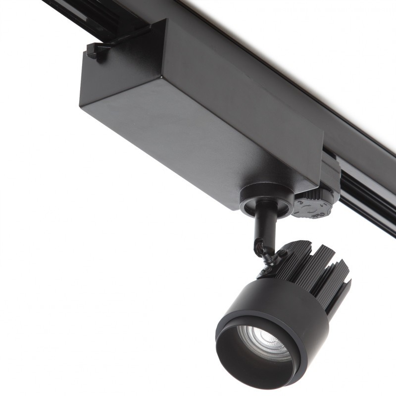 Foco de Carril LED 9W 810Lm CRI90 6000ºK Trifásico Norah 40.000H [J-TR9W-T-CW]