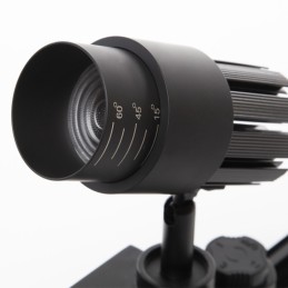 Foco de Carril LED 9W 810Lm CRI90 6000ºK Trifásico Norah 40.000H [J-TR9W-T-CW]