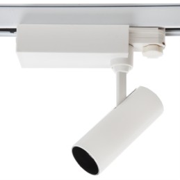 Foco de Carril LED 10W 900Lm CRI90 6000ºK \"Lyla\" Trifásico 40.000H [J-TR10W-T-CW]