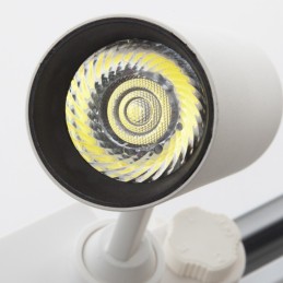 Foco de Carril LED 10W 900Lm CRI90 6000ºK \"Lyla\" Trifásico 40.000H [J-TR10W-T-CW]