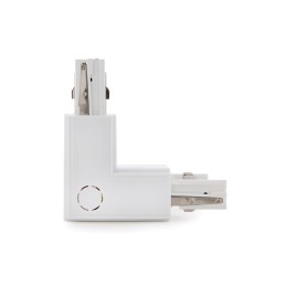 Conector L Carril Trifásico Blanco