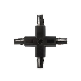 Conector + Carril Trifásico Negro