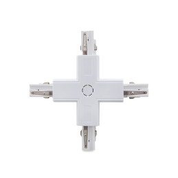 Conector + Carril Trifásico Blanco