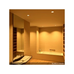 Foco Downlight LED 15W 1.350Lm 6000ºK IP65 Baños/Cocinas 50.000H [SL-DLFS03-15W-CW]