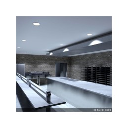 Foco Downlight LED 24W 2.160Lm 6000ºK IP65 Baños/Cocinas 50.000H [SL-DLFS06-24W-CW]