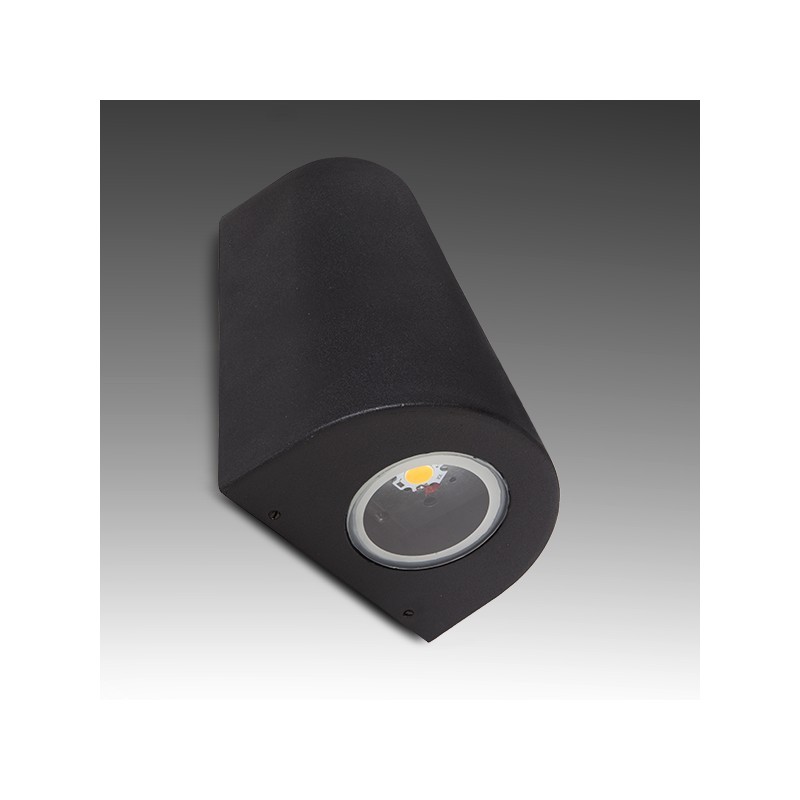 Aplique LED 6W  432Lm 3000ºK Luna IP54 40.000H [MDW18-2-WW]