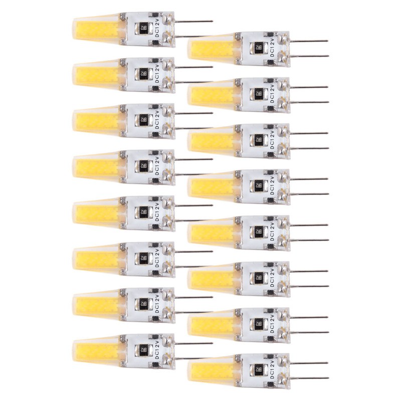 Pack 16 Bombillas LED G4 3W 270Lm 6000ºK 12V Ac/Dc 40.000H [CA-G4-3W-12-CW-PK16-AP]