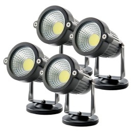 Pack 4 Focos LED Jardín 5W 450Lm 6000ºK 40.000H [SL-SL-C12-5W-CW-PK4-AP]