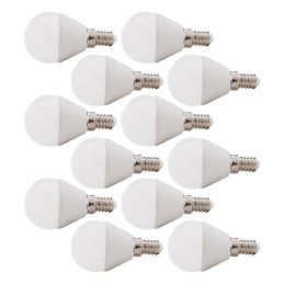 Pack 10 LÁMPARAS LEDs 2835SMD E14 5W 410Lm 40.000H