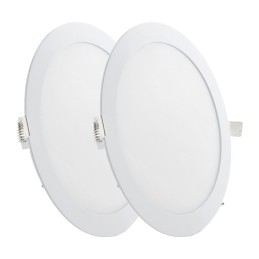 Pack 2 Placas LED 20W 1600Lm 6000ºK Circular 40.000H [GR-RDP15-20W-CW-PK2-AP]