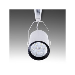 Foco de Carril LED 9W 900Lm CRI85 6000ºK \"Raelynn\" Monofásico 40.000H [PL218013-CW-A]