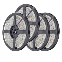 Pack 4 Tiras LED 72W 4200Lm 4200ºK 300 X SMD5050 12VDC IP65 x5M 40.000H [PL219012-PK4-AP]