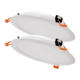 Pack 2 Focos Downlight LED 24W 2160Lm 6000ºK Corte 184Mm 40.000H [HO-PCE-24W-190-CW-PK2-AP]