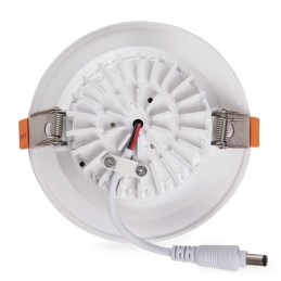 Foco Downlight Circular LED 7W 700Lm 6000ºK Anti-Deslumbrante UGR19 40.000H [HO-DL-AD-7W-CW]
