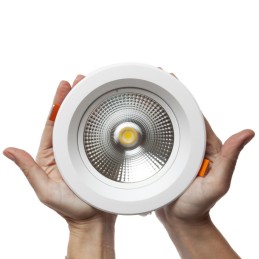 Foco Downlight Circular LED 15W 1.500Lm 6000ºK Anti-Deslumbrante UGR19 40.000H [HO-DL-AD-COB-15W-CW]