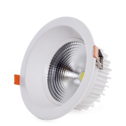 Foco Downlight Circular LED 20W 2.000Lm 6000ºK Anti-Deslumbrante UGR19 40.000H [HO-DL-AD-COB-20W-CW]